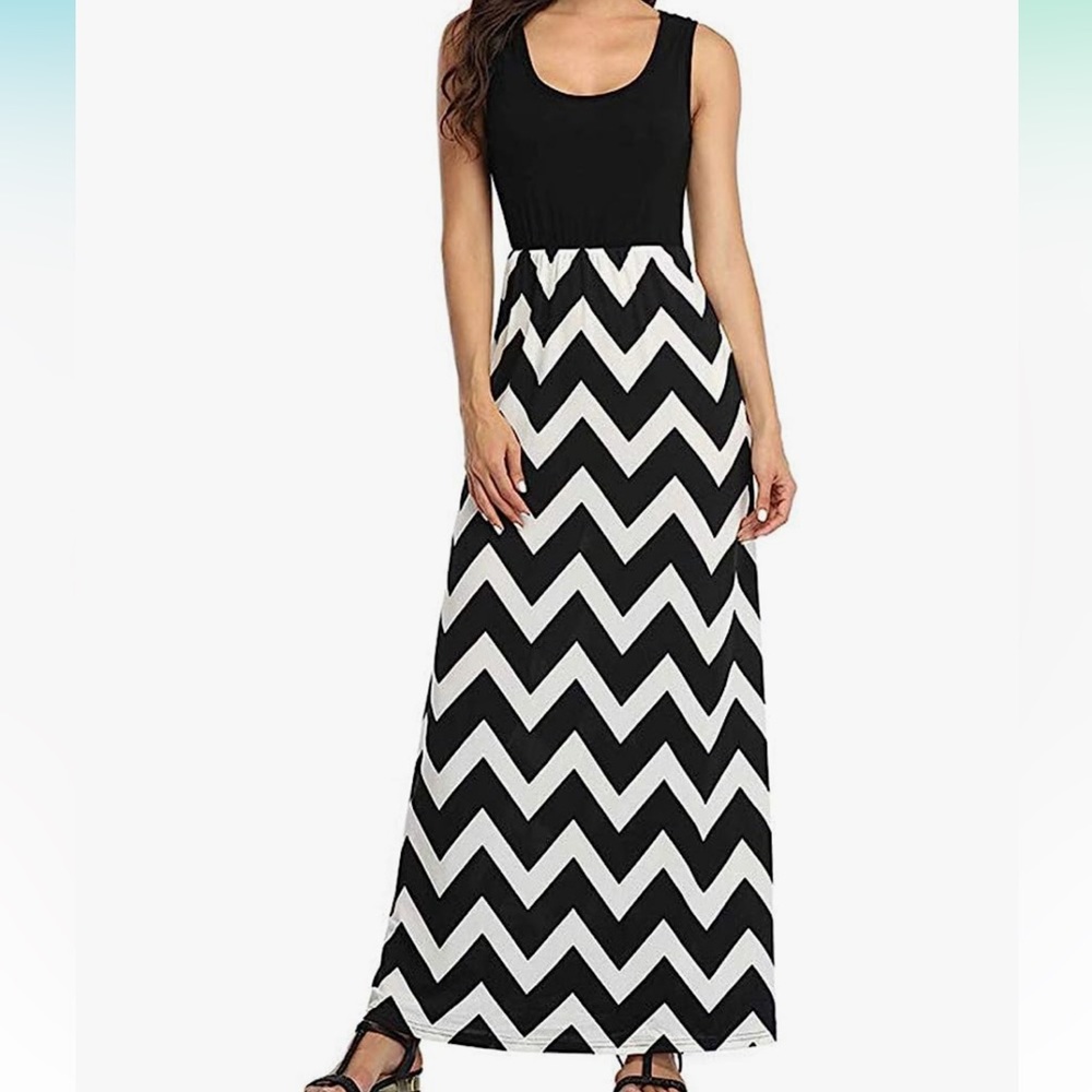 Jennie Women's Summer Dresses Loose Sleeveless Casual Maxi Dresses